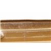 Image 8 : Chanel Gold Lambskin Leather Quilted Long Zippy Wallet