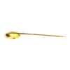 Image 2 : Script Stick Pin - 10KT Yellow Gold and Yellow Gold Plated