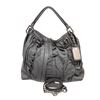 Image 9 : Dolce & Gabbana Gray Leather Ruffle Miss Brooke Ruffle Shoulder Bag