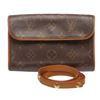 Image 1 : Louis Vuitton Monogram Canvas Leather Florentine Pochette Bag