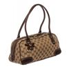 Image 2 : Gucci Beige Brown Canvas Monogram Princy Boston Bag