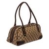 Image 3 : Gucci Beige Brown Canvas Monogram Princy Boston Bag