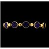 Image 1 : Lapis Lazuli Bracelet - 14KT Rose Gold