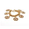 Image 1 : Chanel Gold Chain CC Logo Charm Bracelet