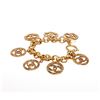 Image 2 : Chanel Gold Chain CC Logo Charm Bracelet