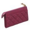 Image 3 : Marc by Marc Jacobs Purple Quilted Leather Long Zipper Wallet