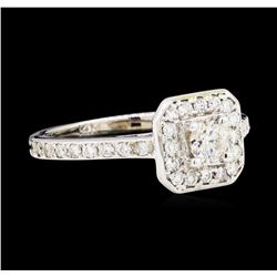 0.95 ctw Diamond Ring - 14KT White Gold