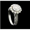 Image 4 : 3.57 ctw Diamond Ring - 14KT White Gold