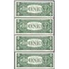 Image 2 : Lot of (4) Consecutive 1957 $1 Silver Certificate Notes Uncirculated
