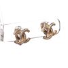 Image 2 : Chanel CC Gold Tone Crystal Clip On Earrings