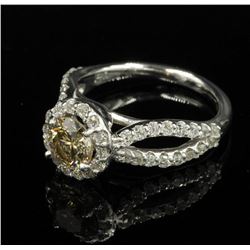 2.03 ctw Diamond Ring - 14KT White Gold