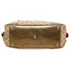 Image 8 : Gucci Gold Beige Monogram Metallic Leather Bowling Bag
