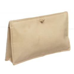 Bottega Veneta Beige Leather Clutch Bag