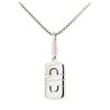 Image 2 : Bulgari "Parentesi" Pendant - 18KT White Gold