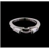 Image 2 : 0.30 ctw Diamond Ring - Platinum