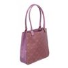 Image 2 : Salvatore Ferragamo Purple Embossed Leather Shoulder Handbag