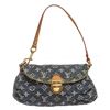 Image 1 : Louis Vuitton Blue Denim Monogram Mini Pleaty Bag