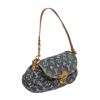 Image 2 : Louis Vuitton Blue Denim Monogram Mini Pleaty Bag