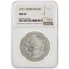 Image 1 : 1921 NGC MS63 Morgan Silver Dollar
