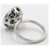 Image 4 : 0.75 ctw Diamond Dome Ring - 14KT White Gold