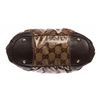 Image 4 : Gucci Brown Beige Coated Canvas Crystal Leather Mix Hobo Bag