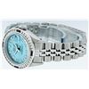 Image 5 : Rolex Stainless Steel Diamond and Sapphire DateJust Ladies Watch