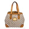 Image 1 : Louis Vuitton Damier Azur Canvas Leather Hampstead PM Bag