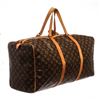 Image 2 : Louis Vuitton Monogram Canvas Leather Sac Souple 55 cm Duffle Bag