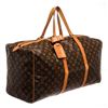 Image 3 : Louis Vuitton Monogram Canvas Leather Sac Souple 55 cm Duffle Bag