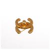 Image 1 : Chanel Gold Turn Lock CC Logo Brooch 96P