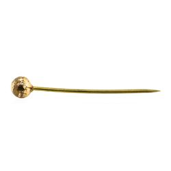 Ball and Pin - Yellow Gold Plated