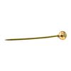 Image 2 : Ball and Pin - Yellow Gold Plated