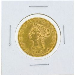 1901 $10 Liberty Head Eagle Gold Coin