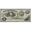 Image 1 : 1872 $1 State South Carolina Revenue Bond Scrip Obsolete Note
