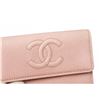 Image 5 : Chanel Pink Caviar Leather CC Card Holder