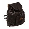 Image 2 : Gucci Black Leather Drawstring Bamboo Mini Backpack