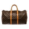 Image 1 : Louis Vuitton Monogram Canvas Leather Keepall 50 cm Duffle Bag Luggage