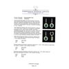 Image 3 : 6.04 ctw Emerald and Diamond Earrings - 14KT Yellow Gold