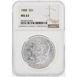 1888 NGC MS63 Morgan Silver Dollar