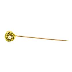 Pearl Stick Pin - 14KT Yellow Gold