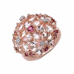 Sterling Silver Morganite Ring