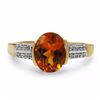 Image 2 : Sterling Silver Madeira Citrine Ring