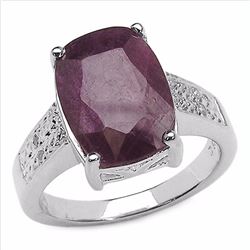 Sterling Silver Indian Ruby Ring