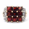 Image 3 : Sterling Silver Garnet Ring
