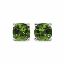 Sterling Silver Chrome-Diopside Earrings