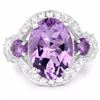 Image 3 : Sterling Silver Brazil Amethyst Ring