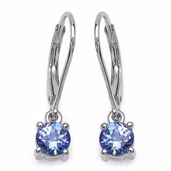 Sterling Silver Tanzanite Earrings