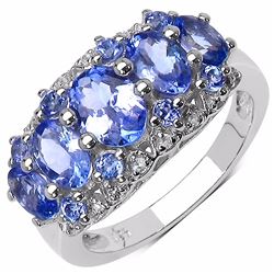 Sterling Silver Tanzanite Ring