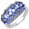 Image 1 : Sterling Silver Tanzanite Ring