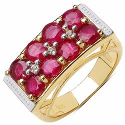 Sterling Silver Ruby Ring